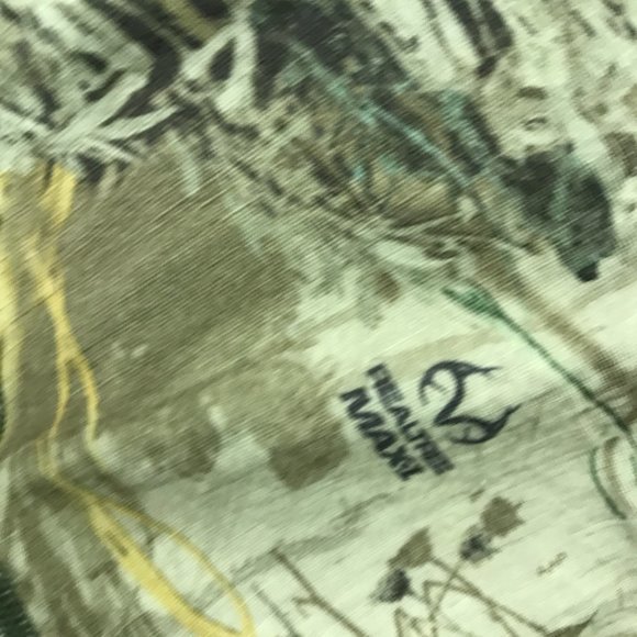 Icebreaker 200 green brown nature print quarter zip top realtree max1 M - Picture 7 of 8